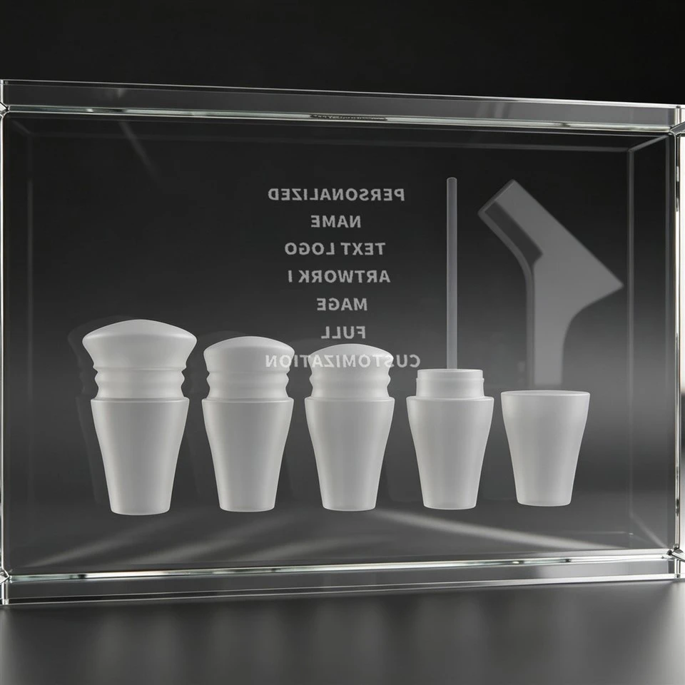 3D Inner Carved Drink Crystal Award factory