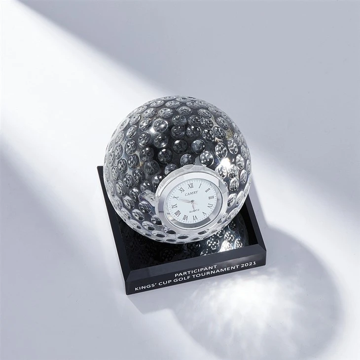 Crystal Ball Golf Award Trophy