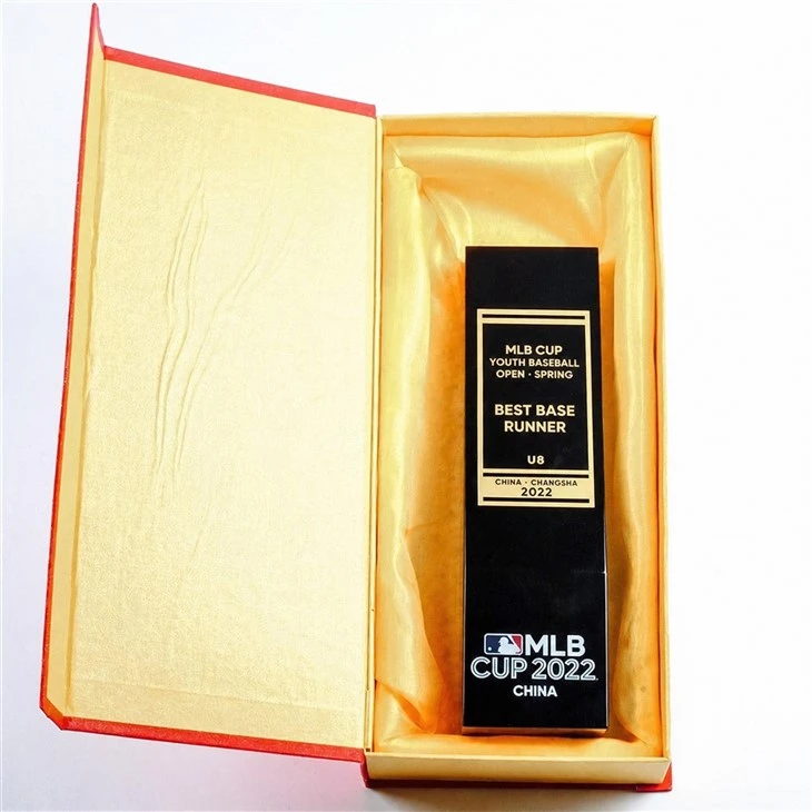 Premium Black Crystal Business Award Trophy