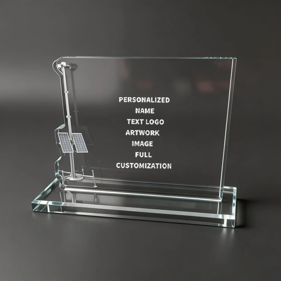 Solar Street Light Crystal Recognition Plaque suppliers